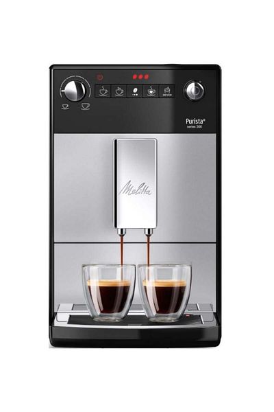 melitta Espressor Automat Purista F23/0-101, 1450W, 15 bari, Argintiu