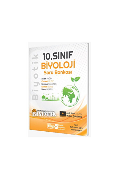 Biyotik Yayınları Biyotik Yayınları 10. Sınıf Biyoloji Soru Bankası (Güncel B...