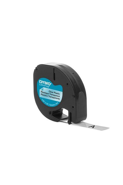 TREND Dymo s0721530 letratag transparent plastic ribbon (12 mm x 4 mt) 12267