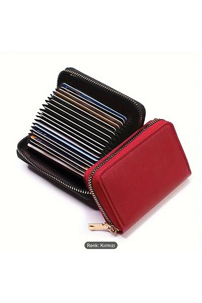 ORGANICYOU Yin Business Card Holder for Women Wallet Bank/Id/Credit Card Holder 20 Cards Capacity