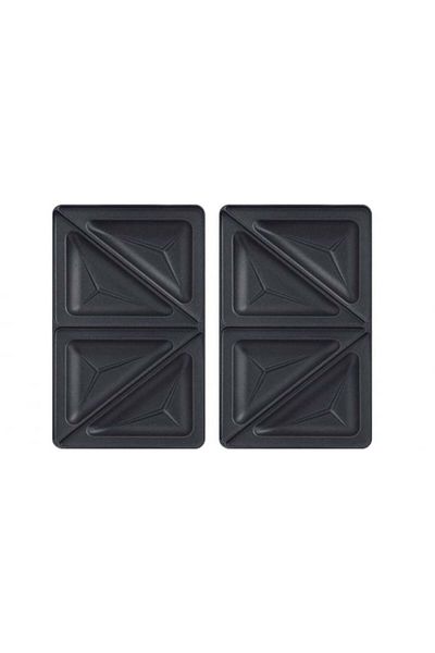 TEFAL Set of 2 triangular sandwich plates, XA800212