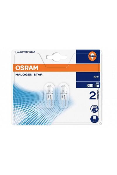 Osram Set 2 becuri OSRAM, halogen, G4, 20W, 12V