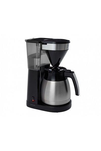 melitta Easy Top Therm II Steel Coffee Maker, 1.25L, Black/Silver