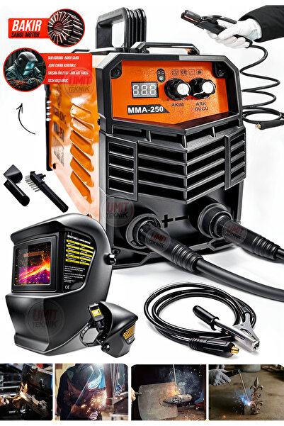 PROXTECH Bakır Sargılı 250 Amper İnvertör Kaynak Makinesi | Dijital Ekranlı F...