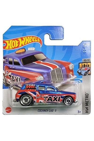 HOT WHEELS Masinuta metalica Hot Wheels, Cockney Cab II, Colectia 2022, 1:64, Albastru