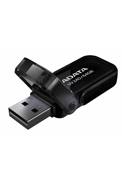 TREND ذاكرة فلاش سوداء من نوع Adata AUV240-32G بسعة 32 جيجابايت و USB2.0