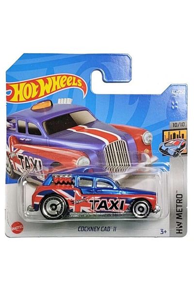 HOT WHEELS Masinuta metalica Hot Wheels, Cockney Cab II, Colectia 2022, 1:64, Albastru