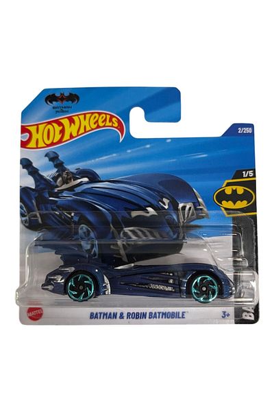 HOT WHEELS Masinuta metalica Hot Wheels Batman Robin Batmobile Albastru 1:64 2025