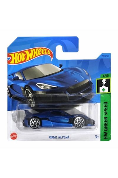 HOT WHEELS Masinuta Metalica Hot Wheels, Rimac Nevera, Albastru, 1:64