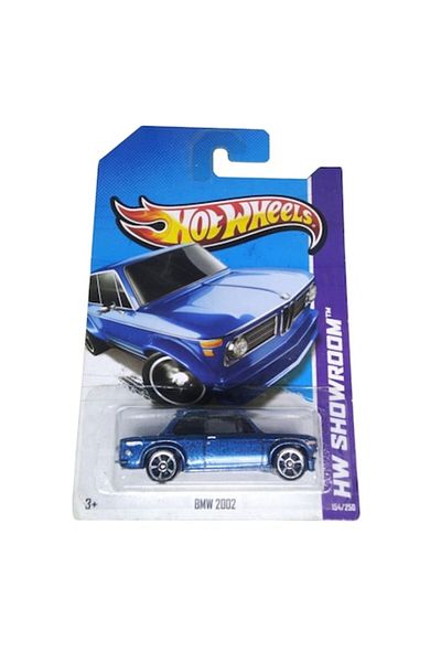 HOT WHEELS Masinuta metalica Hot Wheels BMW 2002, Colectia HW Showroom - Editia 2013, Albastru, 1:64