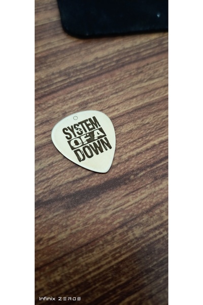 luffy design System of A Down Metal Pena Sarı pirinç Lazer Kazıma