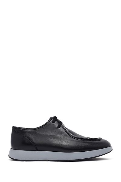 Derimod Men's Black Lace-Up Leather Casual Shoes 25Wfd632818