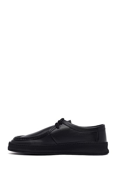 Derimod Men's Black Leather Casual Shoes 25Wfd633518