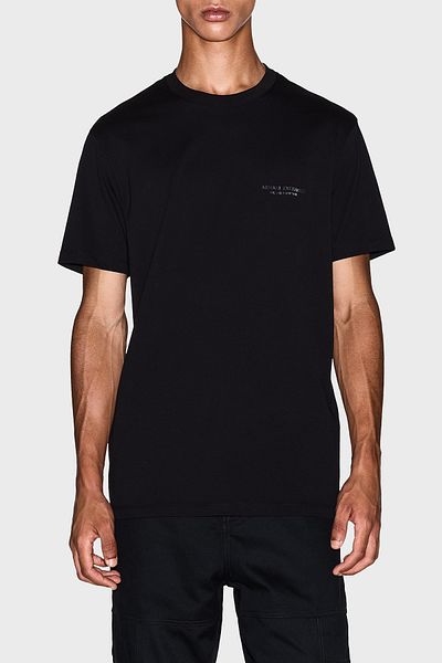 Armani Exchange Tricou 100% bumbac, cu decolteu, cu croiala normala, pentru barbati XM001281 AF10361 UC001