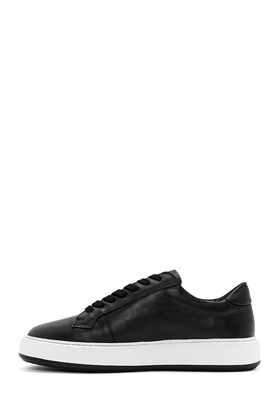 Derimod Men's Black Lace-Up Leather Sneaker 25Wfd630718