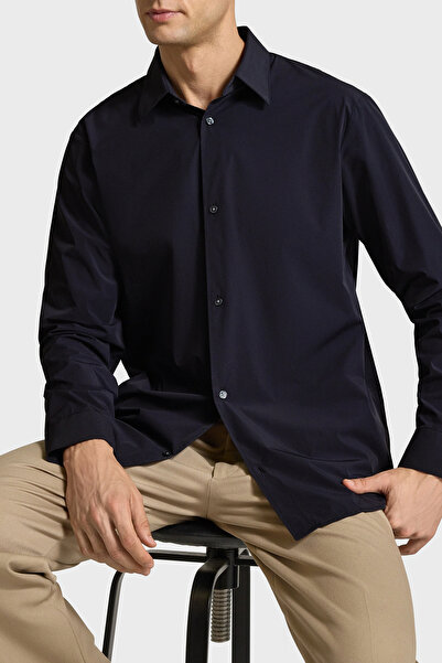 Armani Exchange 100% Cotton Regular Fit Classic Collar Shirt Men Shirt Xm001567 Af19193 Ub101