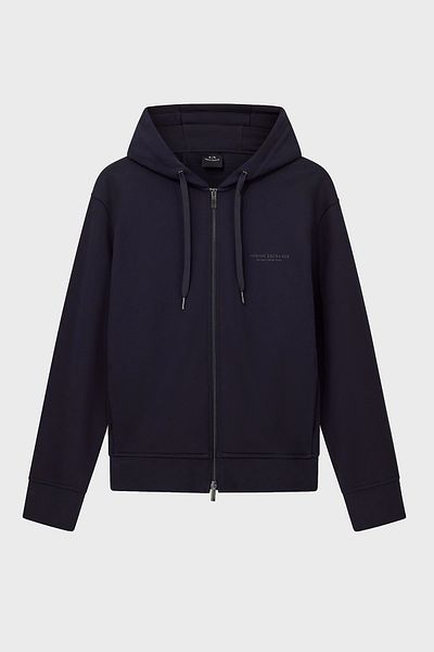 Armani Exchange Logo Printed Stretch Cotton Regular Fit Hooded Sweat Men's Sweat Xm001293 Af20934