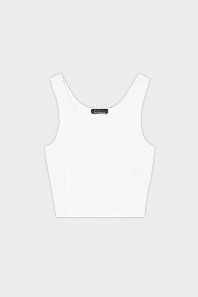 Armani Exchange Ribbed Slim Fit Crew Neck Top Top Xw001303 Af10352 U1003