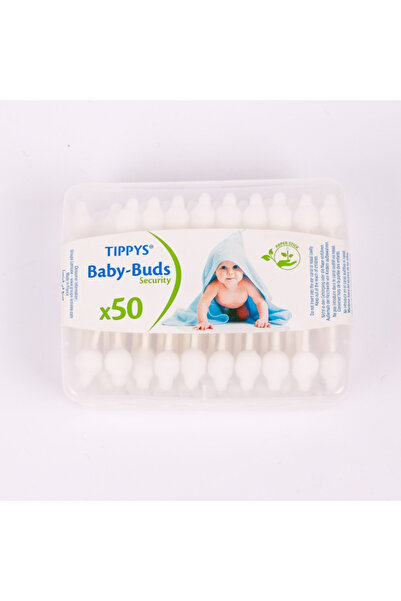 Tippys أعواد قطنية للأطفال من تيبيز - 50 قطعة