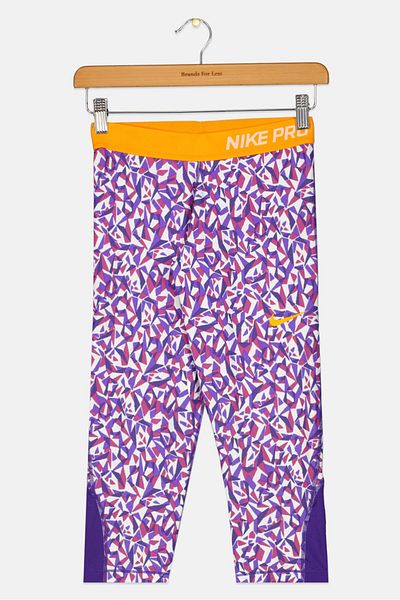 Nike Kids Girl Sportswear Fit Training Tights, Purple