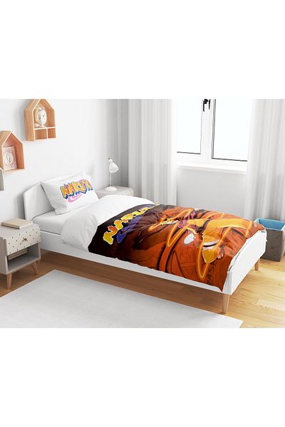 Erays Home Naruto Anime 3D Printed Single Duvet Cover Set Children's Duvet Cover Set
