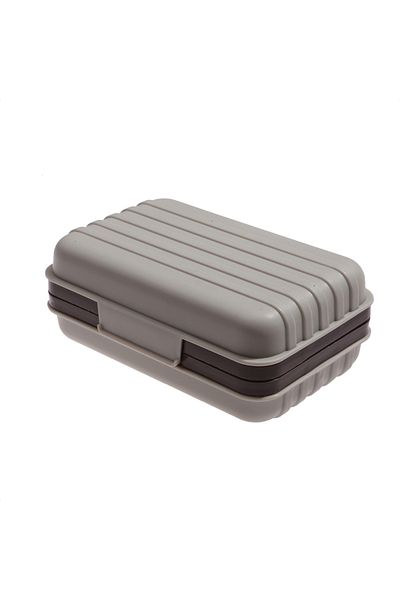 Choice Grey white 1PC Bathroom Soap Dish With Lid Home Plastic Soap Box Keeps Soap Dry Soap Dish Travel Ess