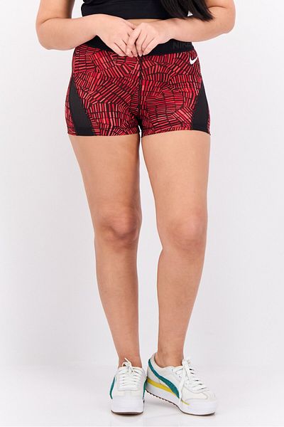 Nike Women Sportswear Fit Training Shorts, Maroon