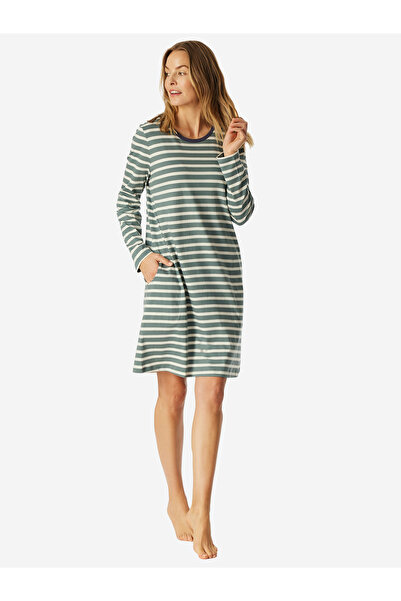 Schiesser Nachthemd Casual Essentials Nacht-Hemd Schlafmode Sleepwear