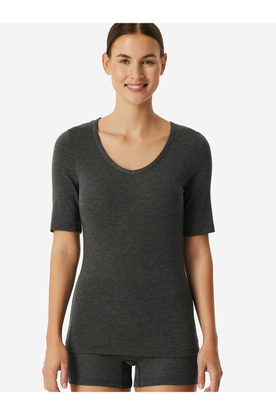 Schiesser Unterziehshirt Premium Warming Unterhemd Unterzieh-Shirt Ärmellos