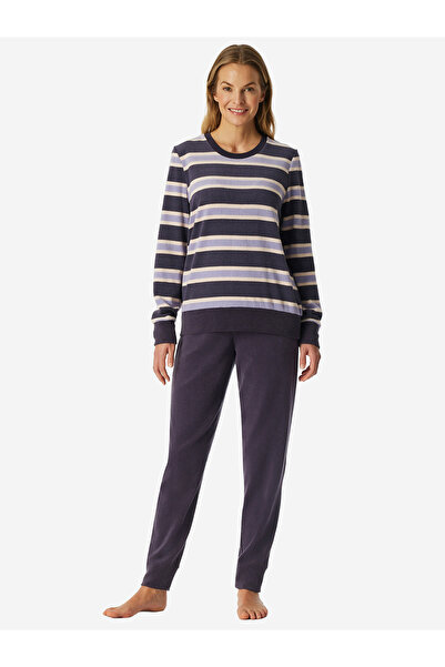 Schiesser Pyjama Casual Essentials Schlafanzug Schlafmode Bequem