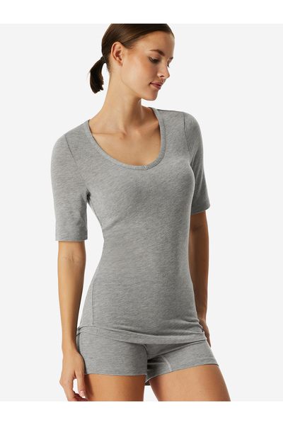Schiesser Unterziehshirt Premium Warming Unterhemd Unterzieh-Shirt Ärmellos