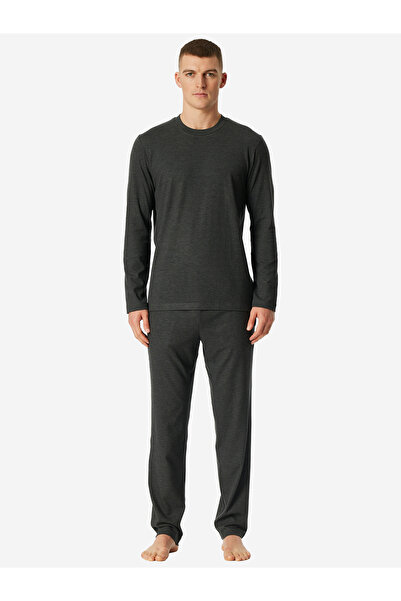 Schiesser Pyjama Selected Premium Warming Schlafanzug Schlafmode Bequem