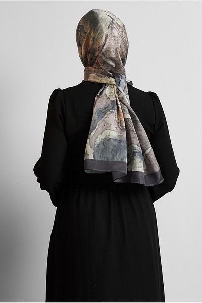 Alvina Patterned Shal 8549