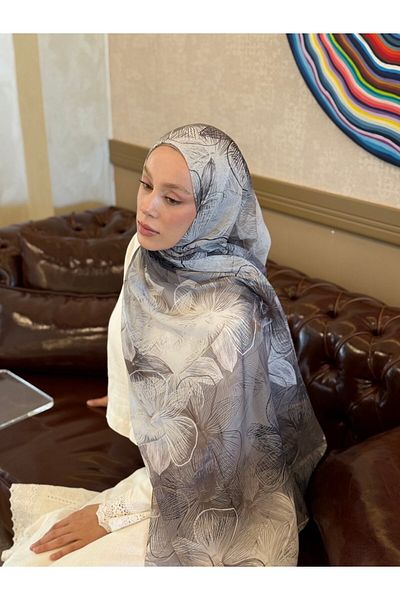 Modakaşmir Esilda Pattern Moon Shawl