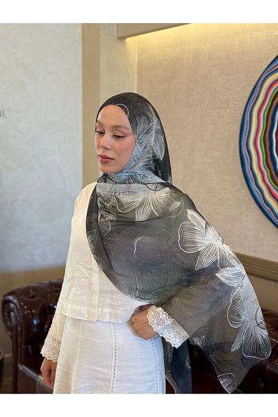 Modakaşmir Esilda Pattern Moon Shawl