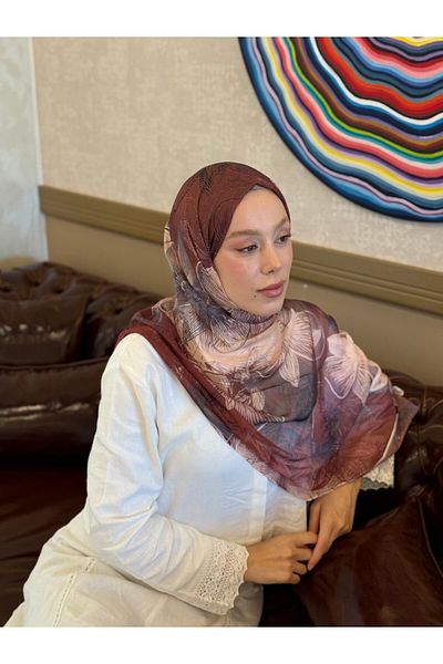 Modakaşmir Esilda Pattern Moon Shawl