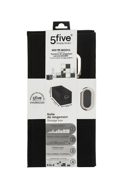 Five Simply Smart صندوق تخزين عالي الجودة ومتين 15 × 31 سم