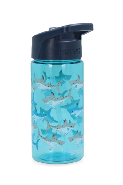 Smash Whale Printed BPA-Free Plastic Durable Water Bottle 450 ml