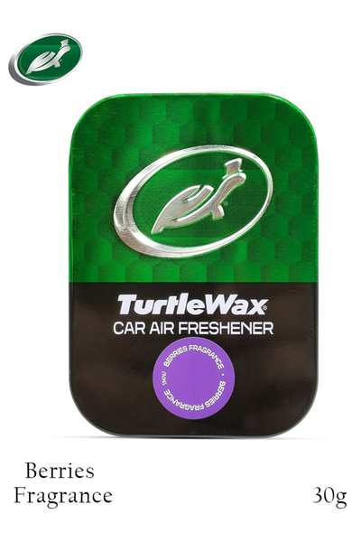 Turtle Wax Car Air Freshener – Long Lasting Berries Fragrance, Leak Proof, 30g, for All Cars