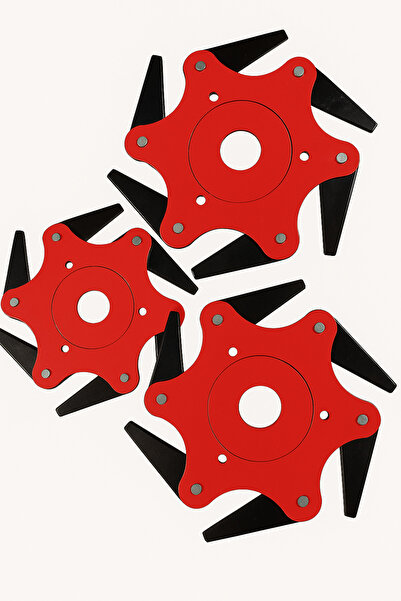 Elit Parça 3 ADET Tırpan Bıçak Başlığı (6 Bıçaklı Döner Başlık)