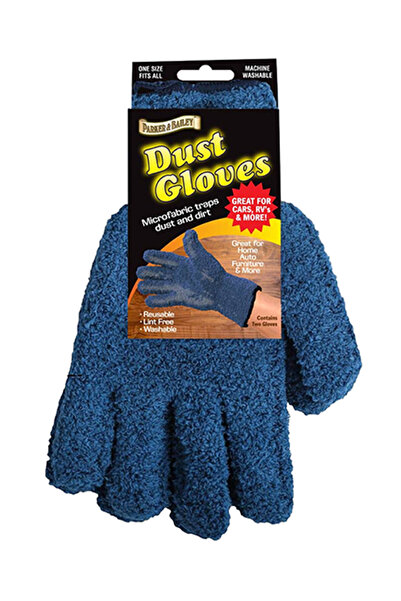 Parker&Bailey مجموعة قفازات الغبار المصنوعة من الألياف الدقيقة الخالية من الو...