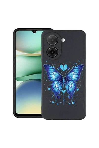 bestcase ® Slim Silicon Case For Xiaomi Redmi A5, Blue Butterfly, 2030991 B 1586