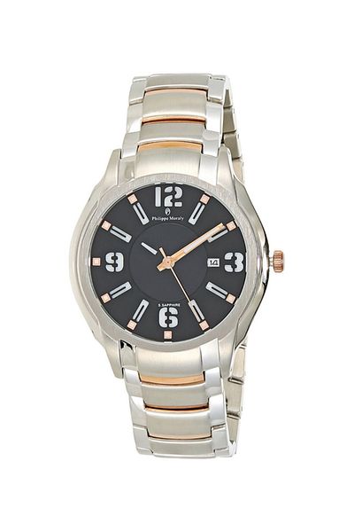 Philippe Moraly Men's Analog Wrist Watch M1321CRB - 32 mm