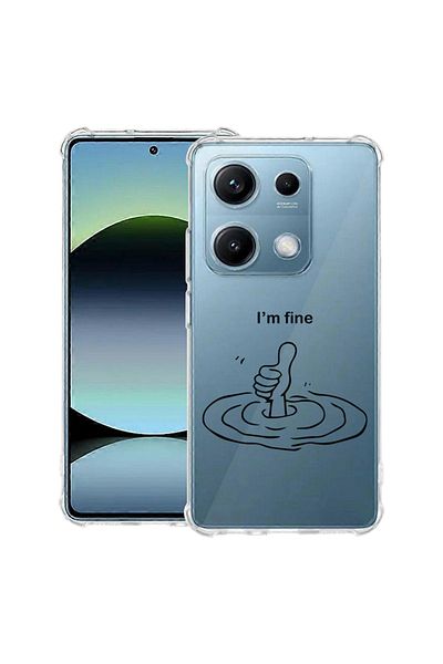 bestcase ® Anit Shock Case For Xiaomi Redmi Note 14S, I'm Fine, 1997762 AS 1867