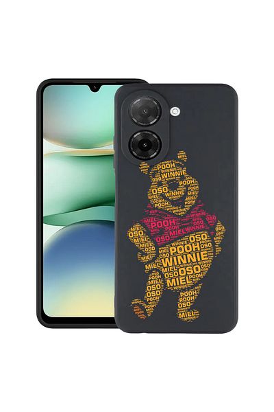 bestcase ® Slim Silicon Case For Xiaomi Redmi A5, Calligraphy Pooh, 2030991 B 1541