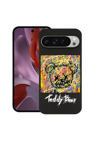 bestcase ® Slim Silicon Case For Google Pixel 10 Pro XL, Teddy Bear Abstract, 2036426 B 1564