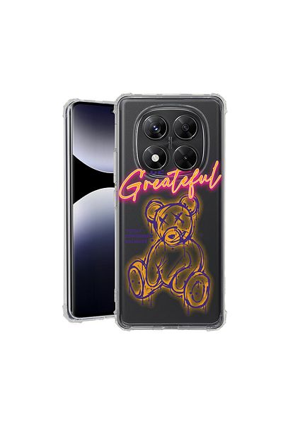 bestcase ® Anit Shock Case For Xiaomi Redmi Note 14 Pro 4G, Teddy Bear - Be Grateful, 1997764 AS 1570