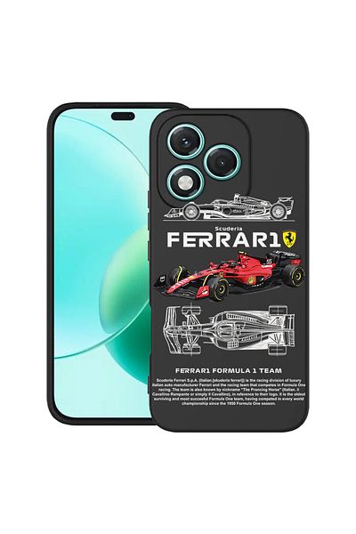 bestcase ® Slim Silicon Case For Honor 400 Lite, Ferrari Scuderia, 2022870 B 1861