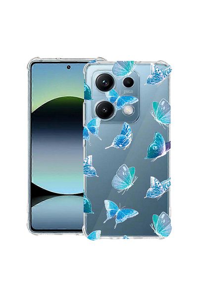 bestcase ® Anit Shock Case For Xiaomi Redmi Note 14S, Butterfly Pattern, 1997762 AS 1012
