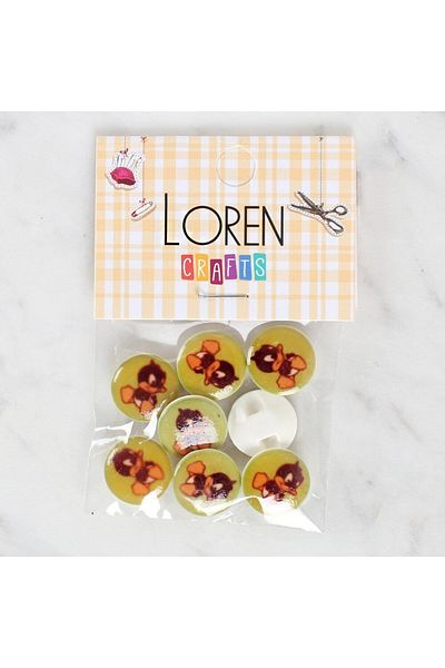 MBB ETİCARET Loren Crafts 8-Piece Duck Button - 1204